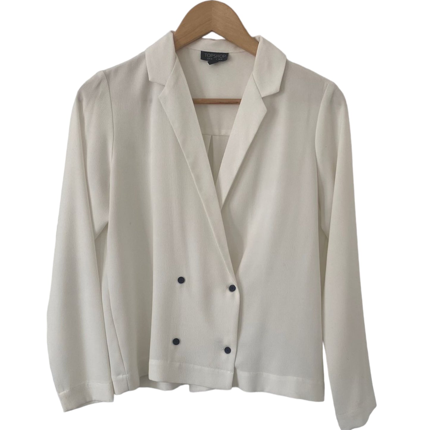 Cream Topshop Blazer is perfect for your wardrobe. Preloved