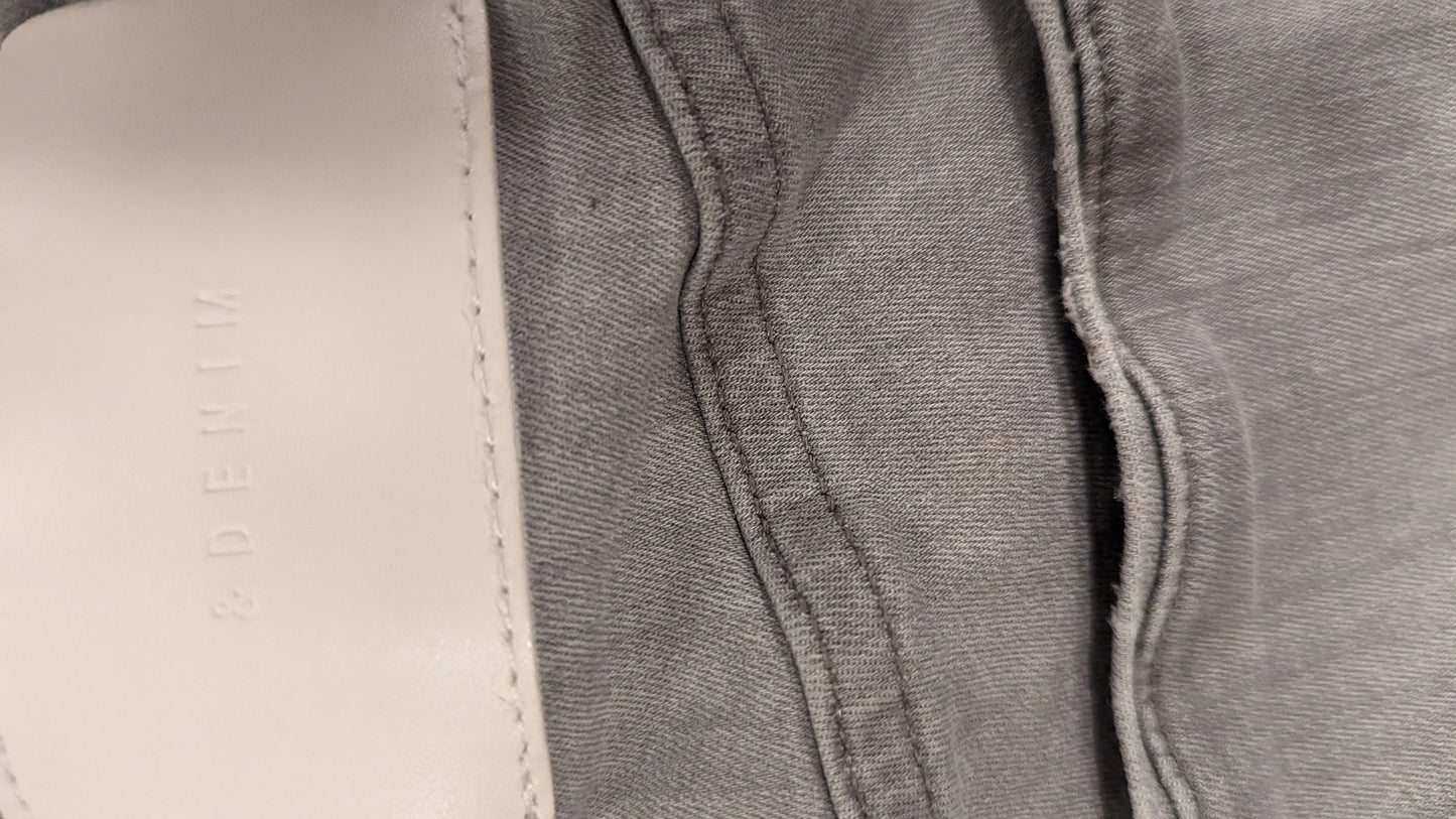 H&M Skinny Fit & Denim Grey Denim Jeans Size 11-12 Years