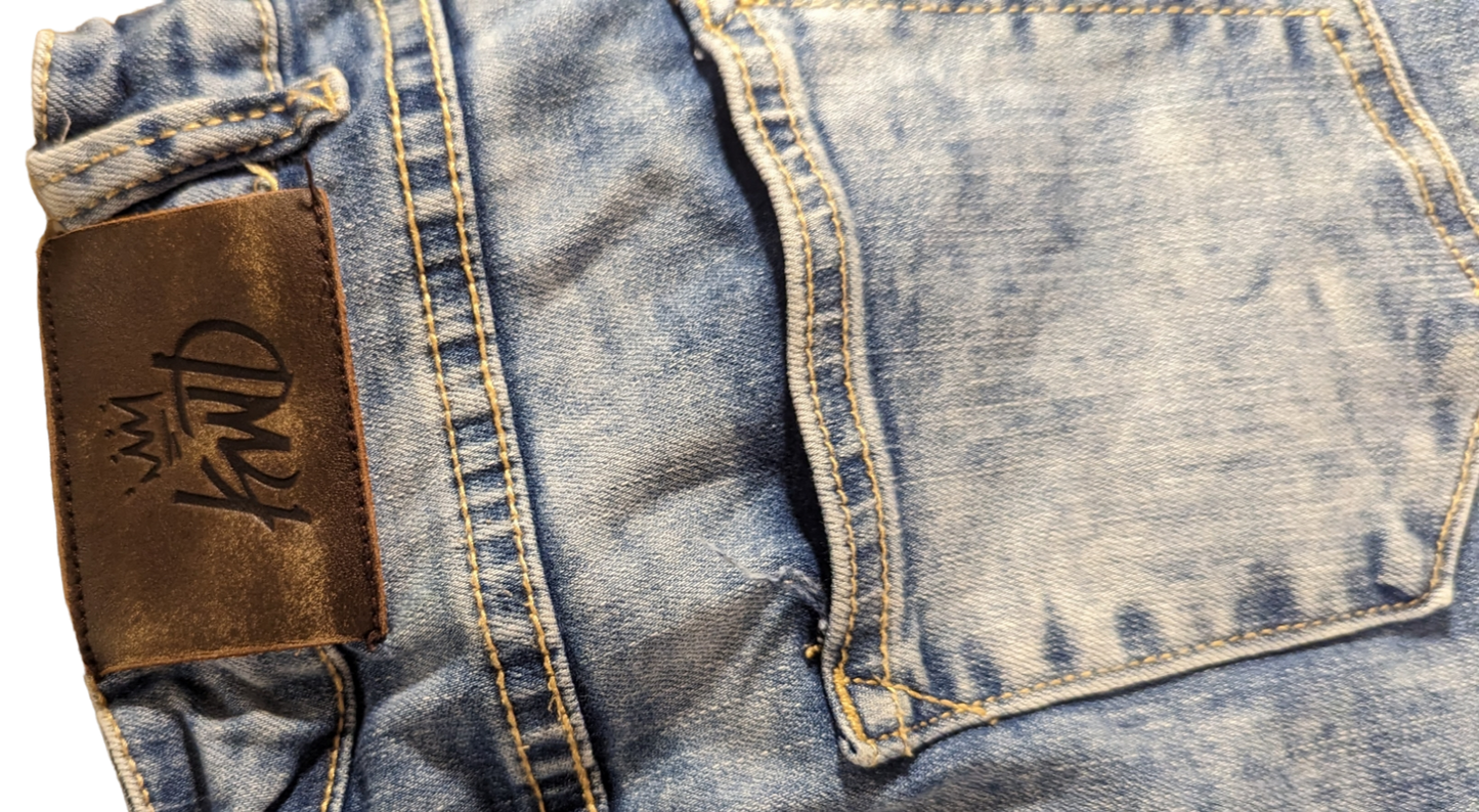 Kings Will Dream Denim Jeans 12-13 years old In trend distressed ripped jeans style.