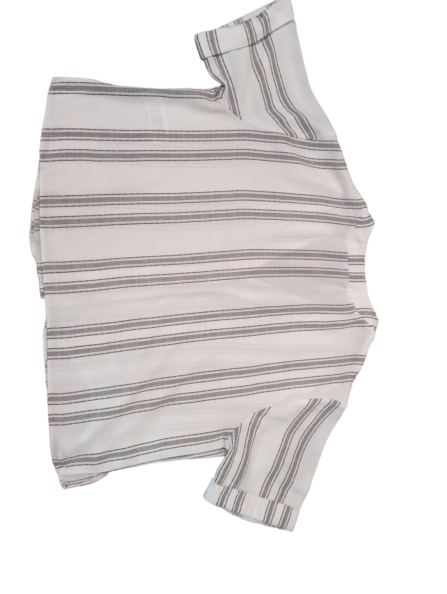 Stripy Shirt New Look - Preloved Black and tan stripes