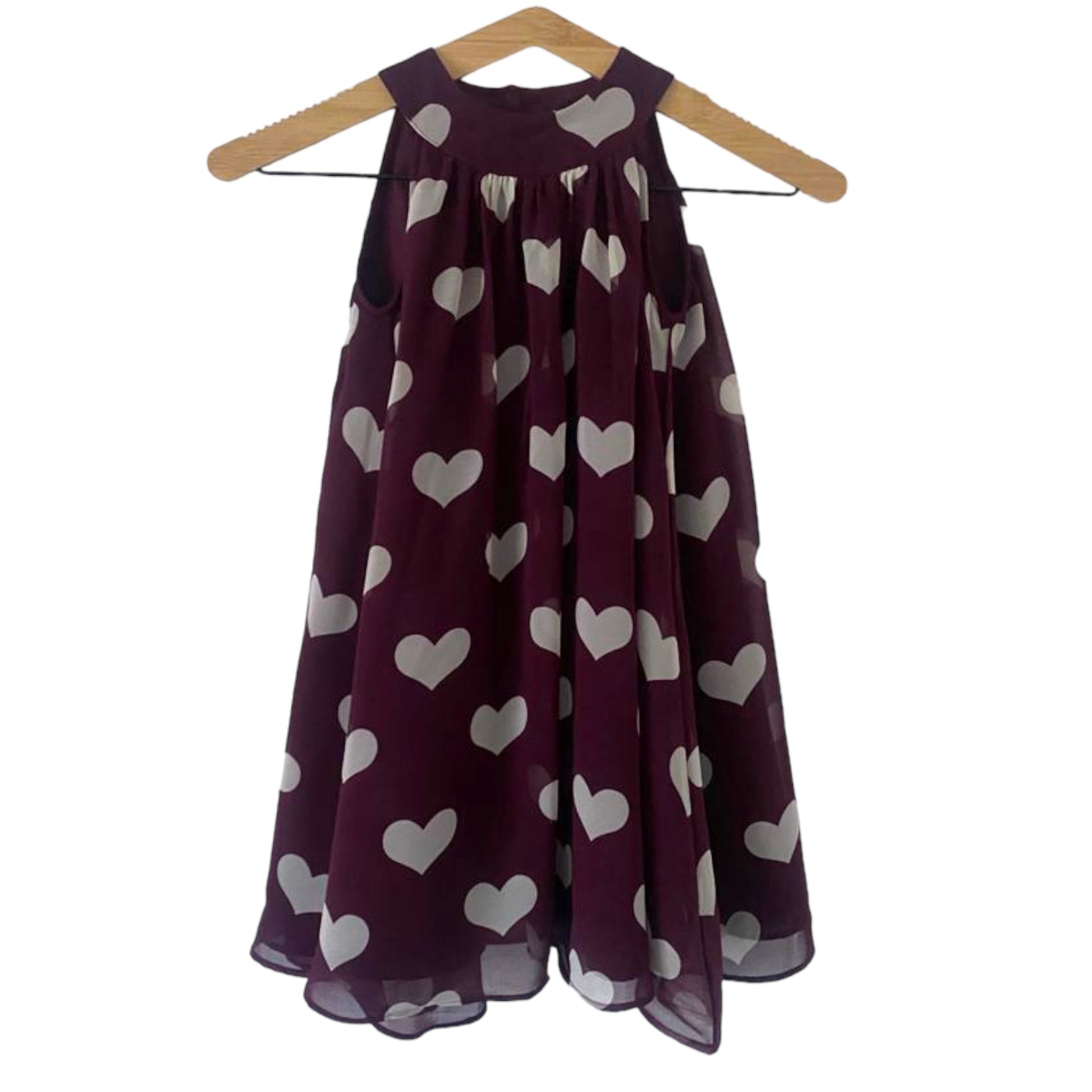 Preloved Pretty girls Love Heart Dress by Autograph, Age 5-6 Years.