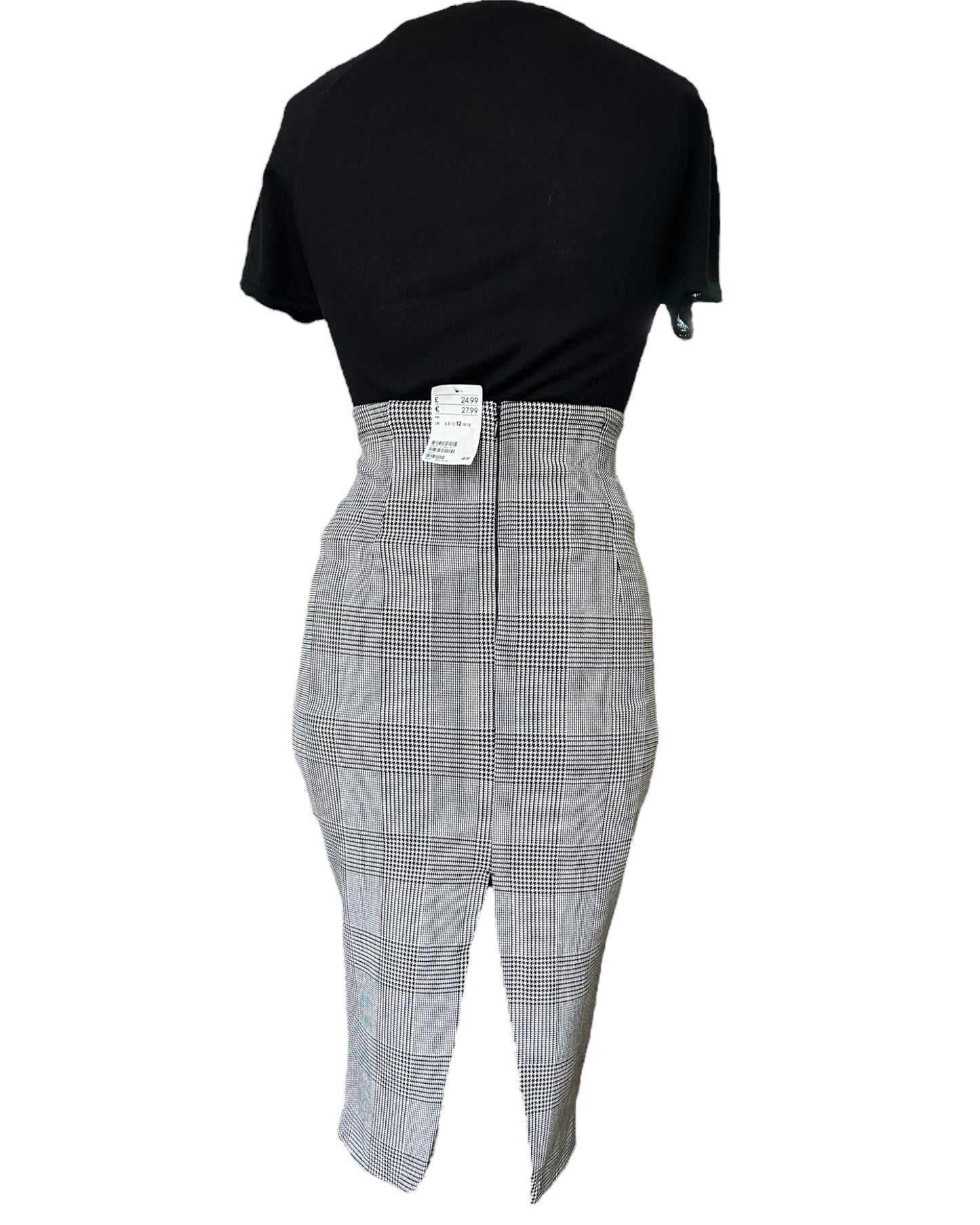 Black & White Pencil Skirt New With Tags