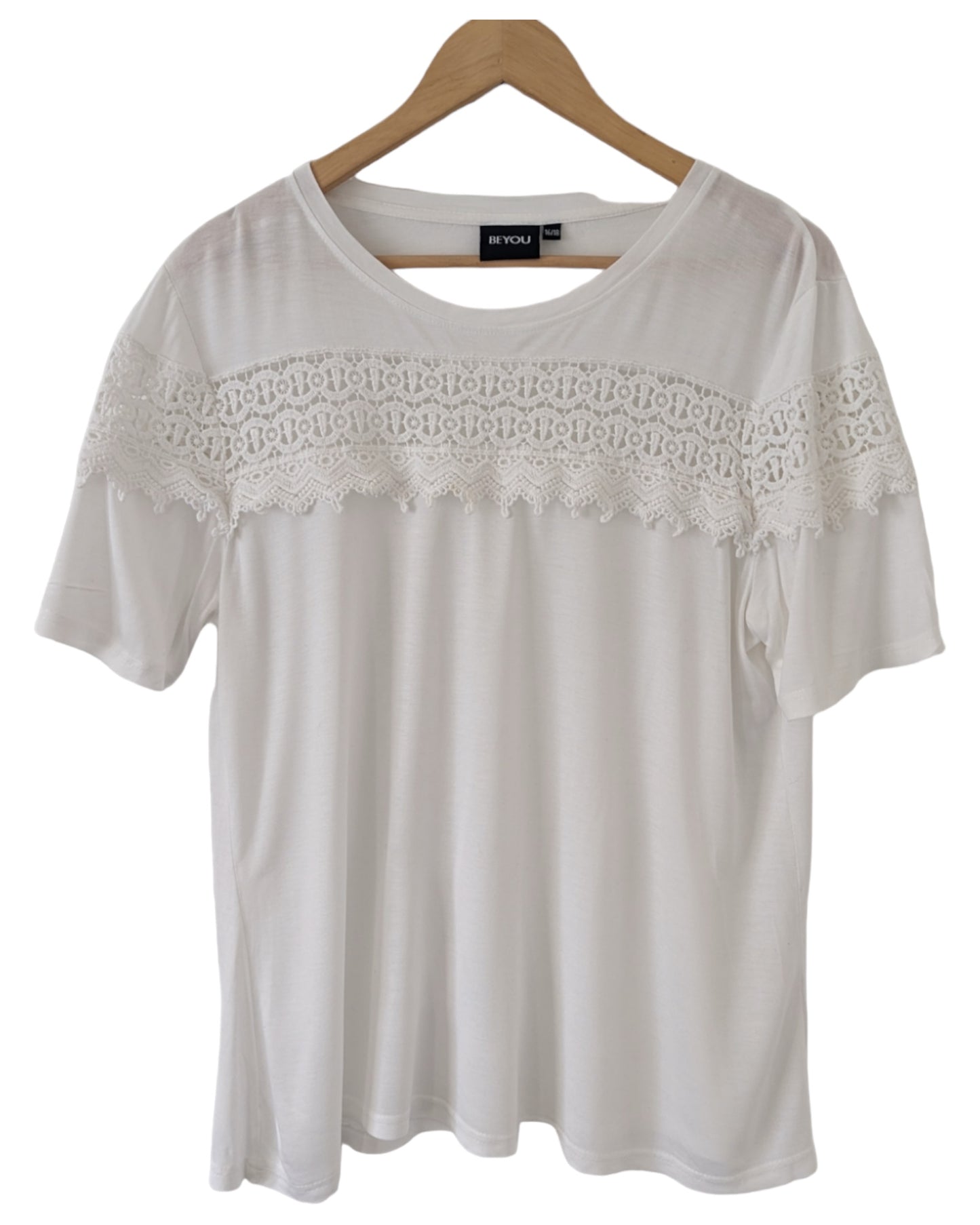 White Crochet T-Shirts