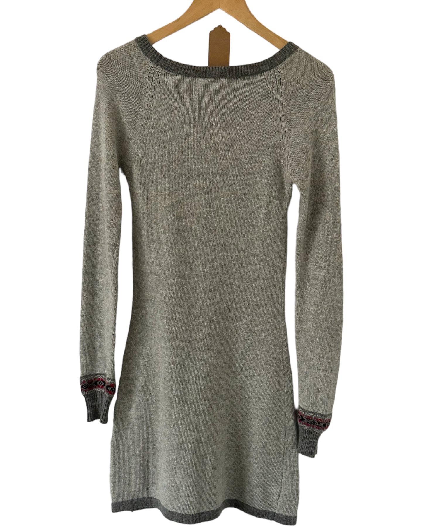 Knitted Grey Jumper Dress