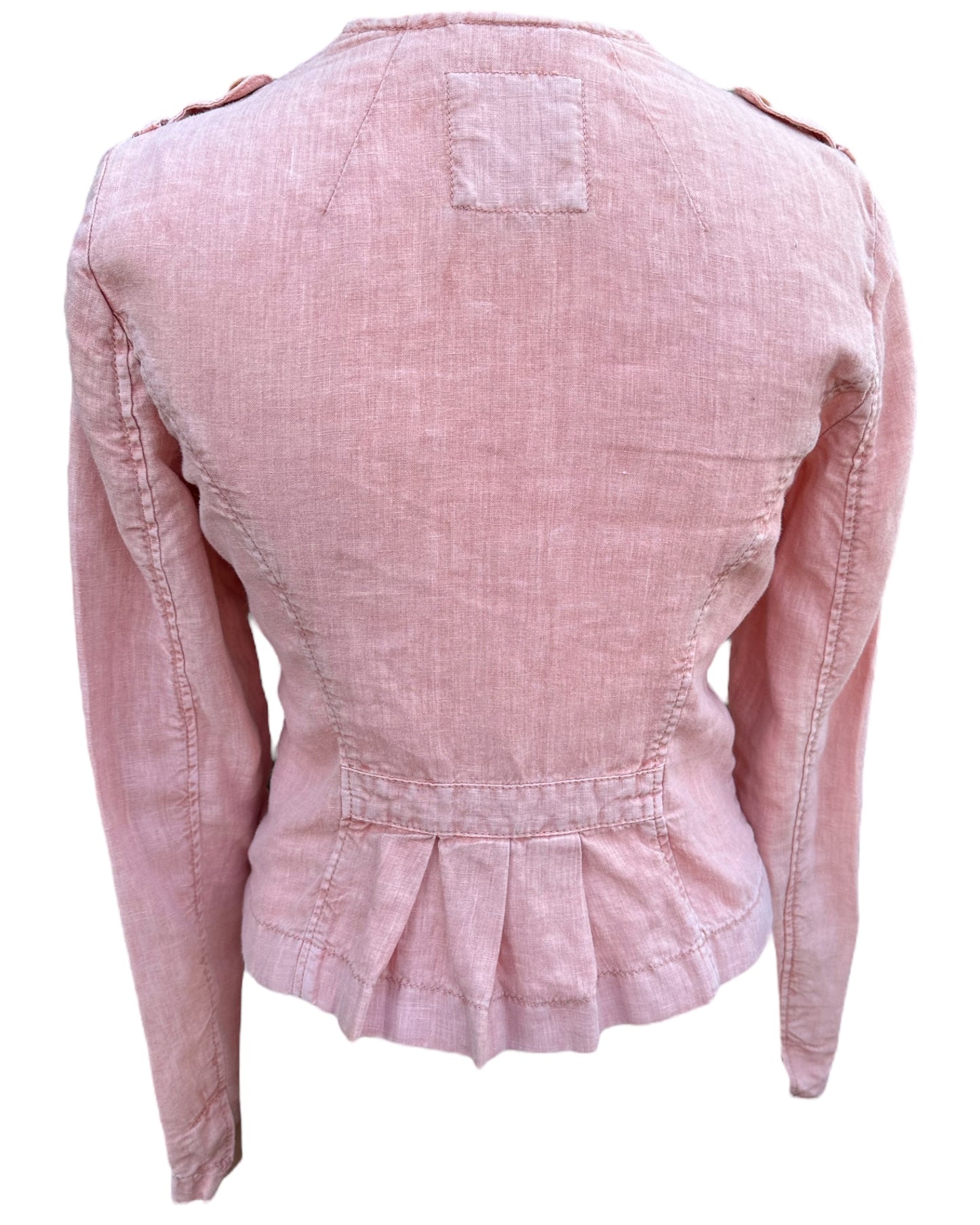 Peach Linen Jacket