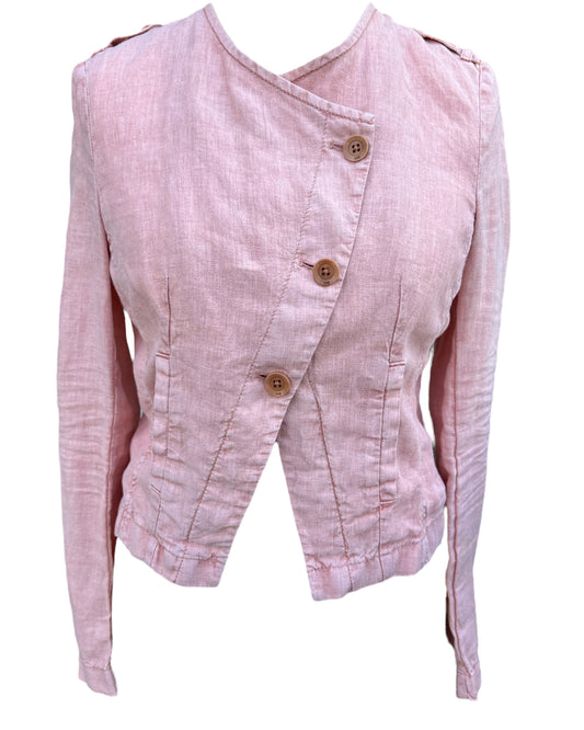 Peach Linen Jacket