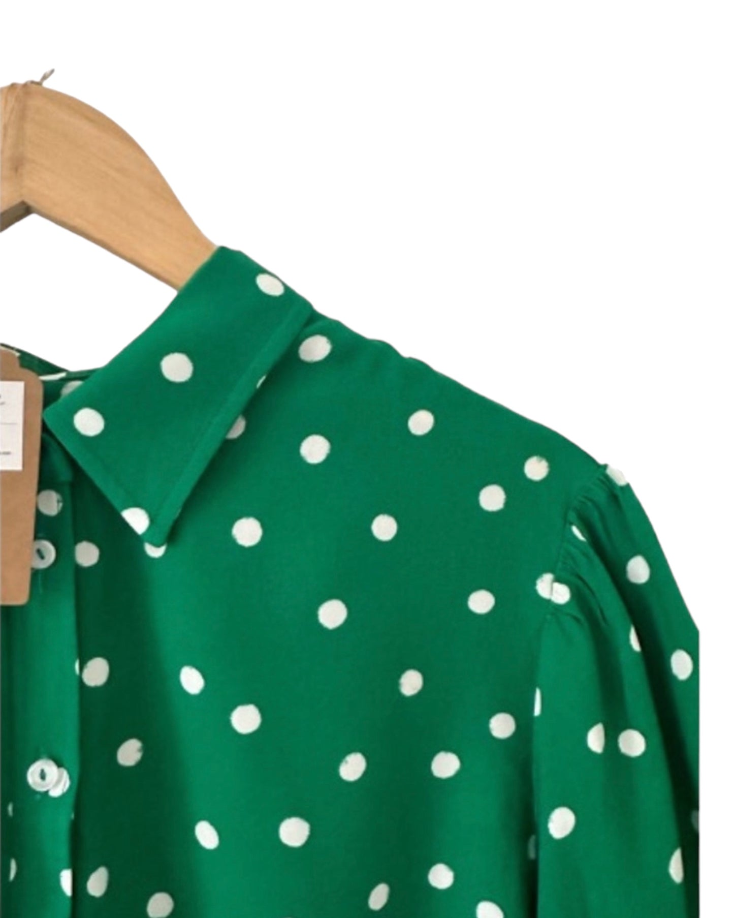 Green Polka Dot Shirt