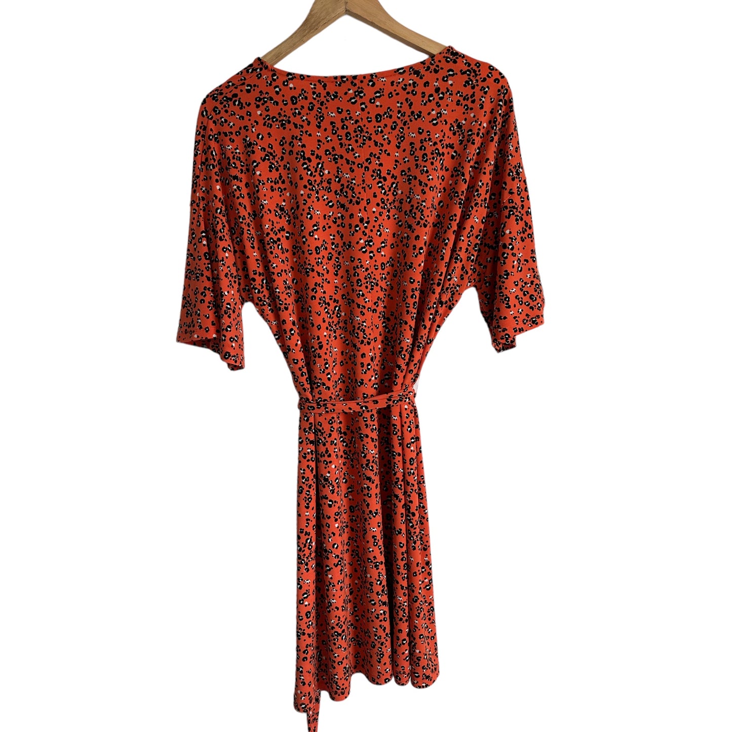 Orange Animal Print Dress