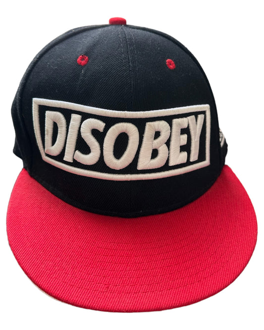 Preloved Cheeky Fun Disobey Baseball Cap, Adjustable snapback closure