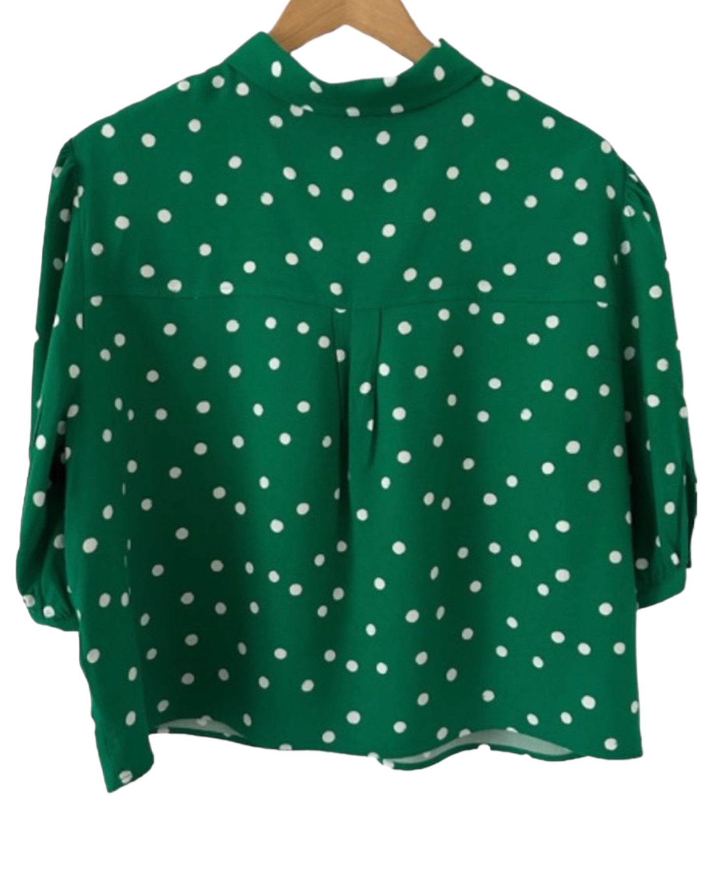 Green Polka Dot Shirt