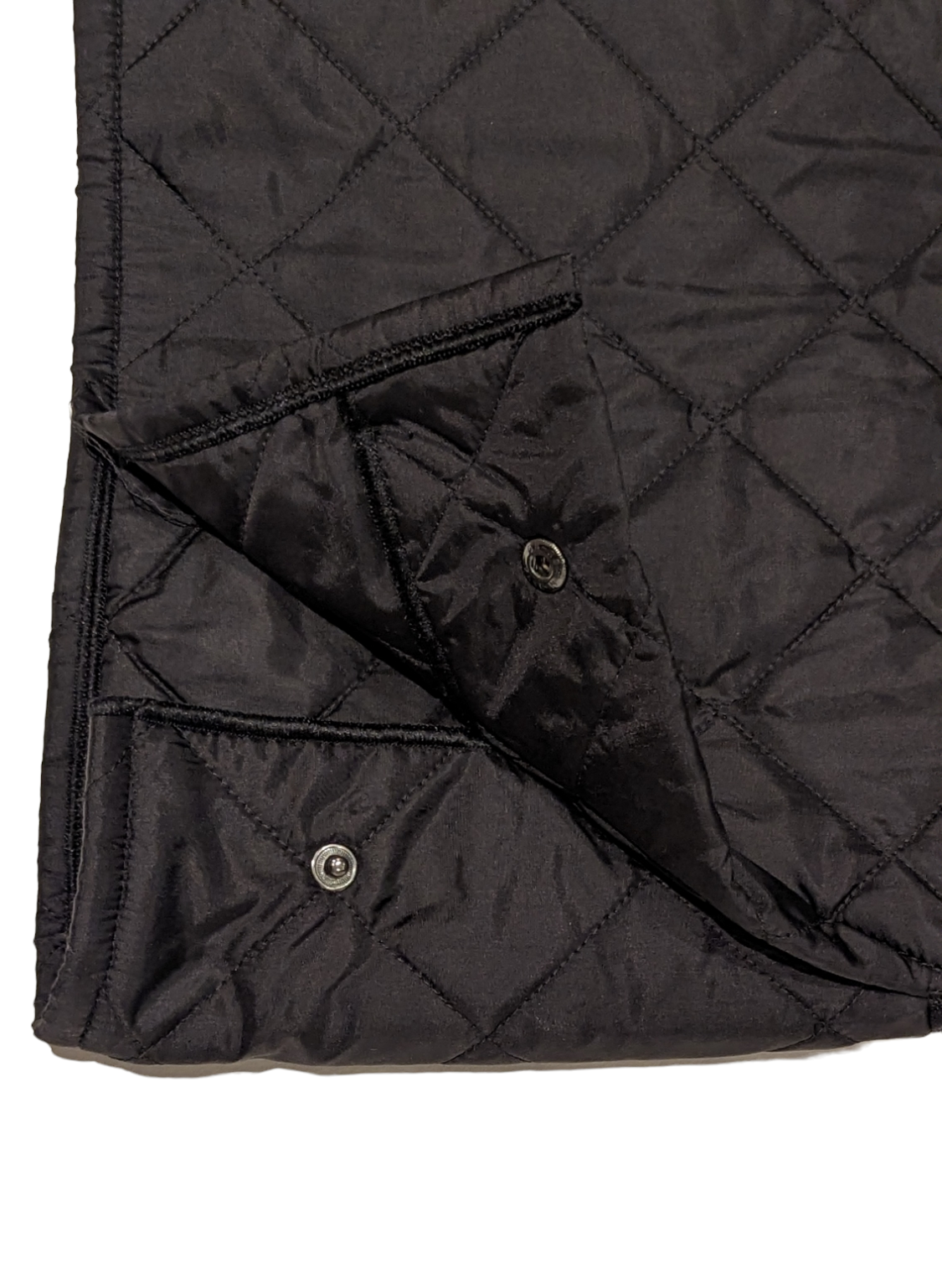 Classic quilted Teens Barbour Jacket  Size 14-15 years. Black.