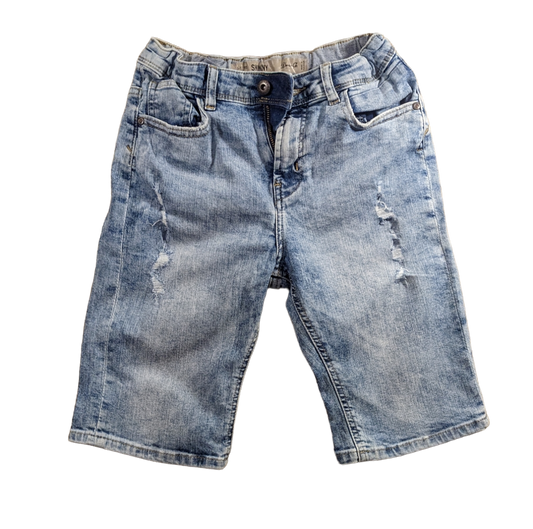 Skinny Distressed Shorts  Denim & Co Size 11-12 years 