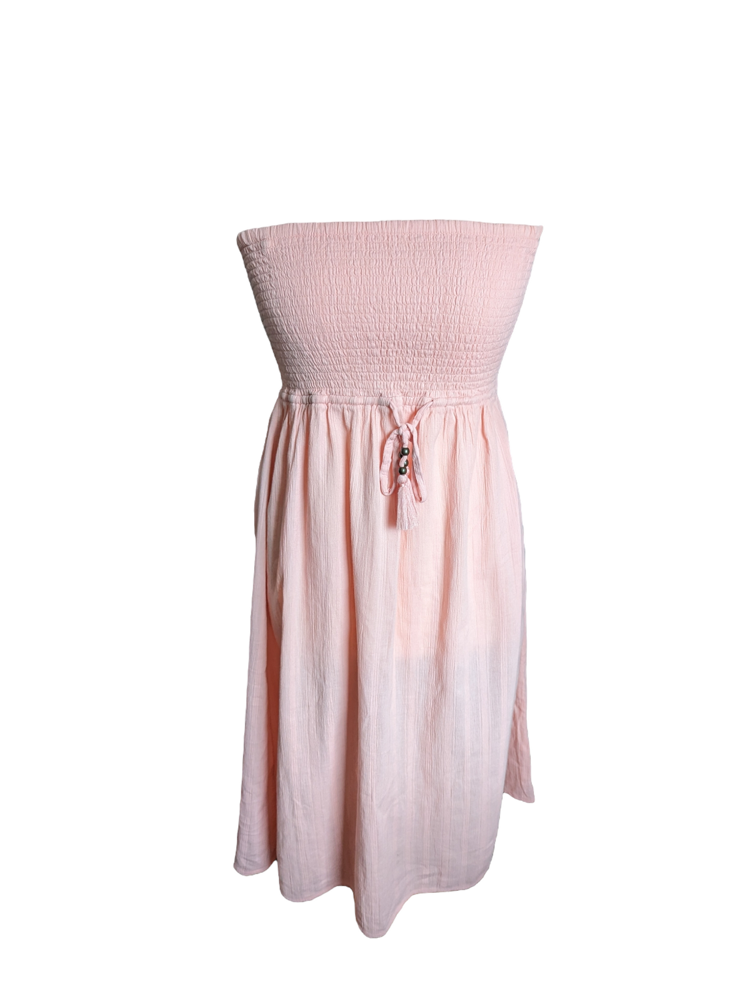 Preloved. This Sleeveless Dress from M&S is perfect for the summer season! It features a beautiful pink hue and is crafted from lightweight fabric for breathability and comfort. With a size 10 fit, this dress will keep you stylish and comfortable all day.