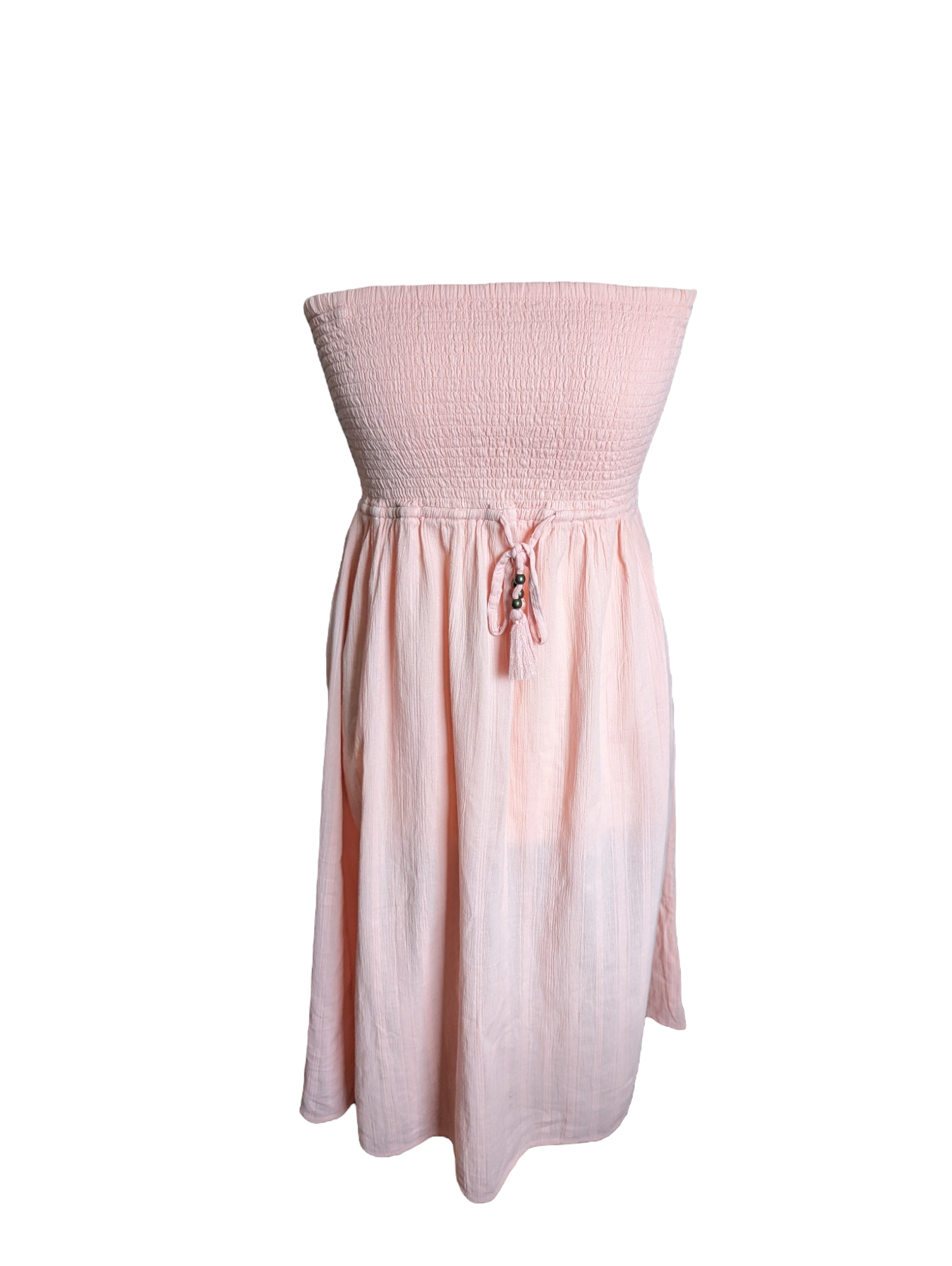 Preloved. This Sleeveless Dress from M&S is perfect for the summer season! It features a beautiful pink hue and is crafted from lightweight fabric for breathability and comfort. With a size 10 fit, this dress will keep you stylish and comfortable all day.